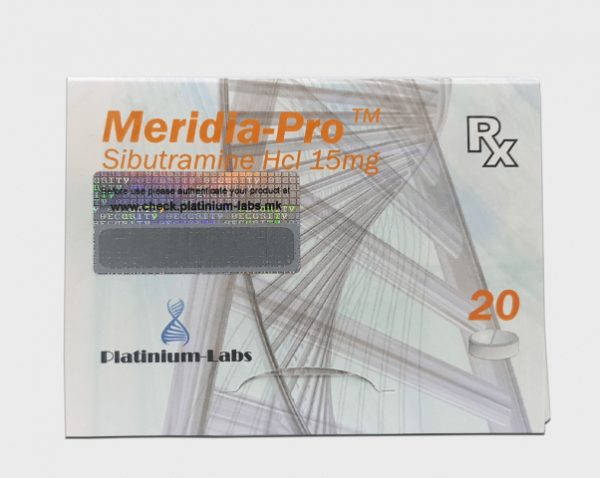 Meridia-Pro Sibutramine Hcl 15 mg